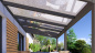 Preview: Terrassenüberdachung Polycarbonat freistehend 5 Meter Onlineshop