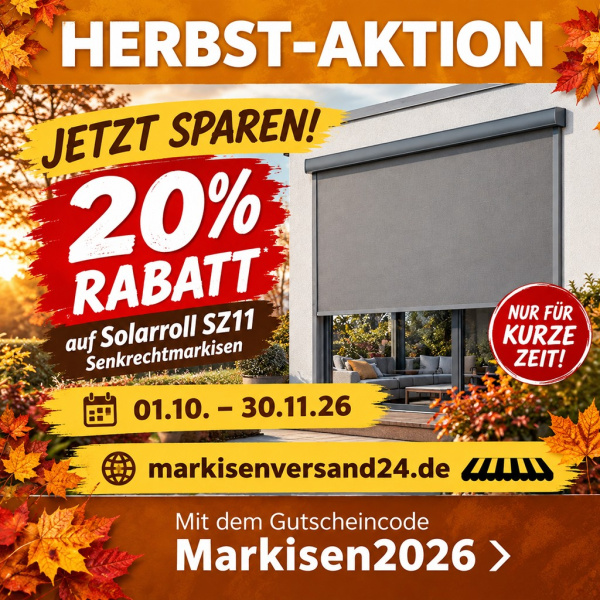 Senkrechtmarkise SZ11 Angebot