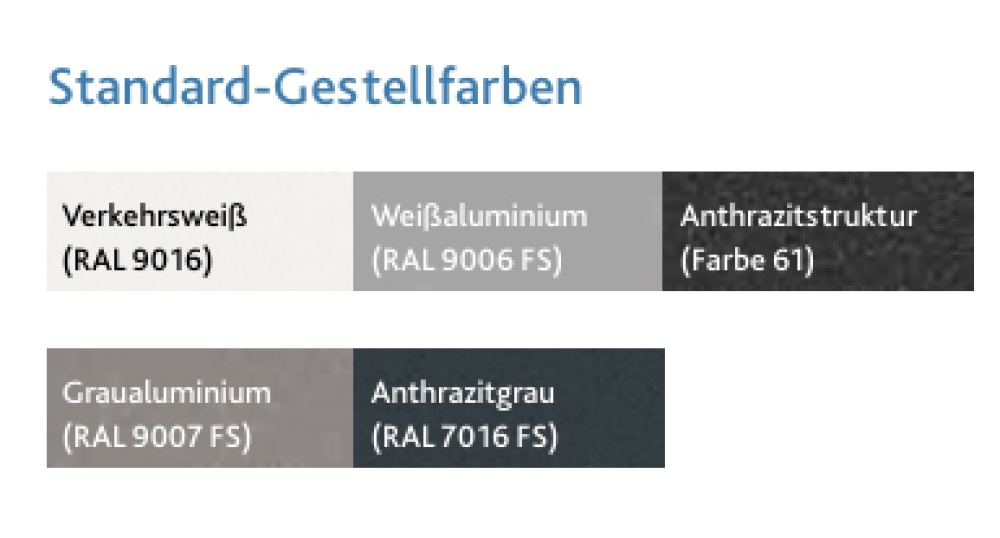 SZ11 Senkrechtmarkise Solaraoll Nova Hüppe Farben